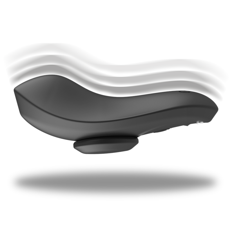 Black&Silver Preston Rechargeable Silicone Vibrator Pantie Black | Niks.fi verkkokauppa