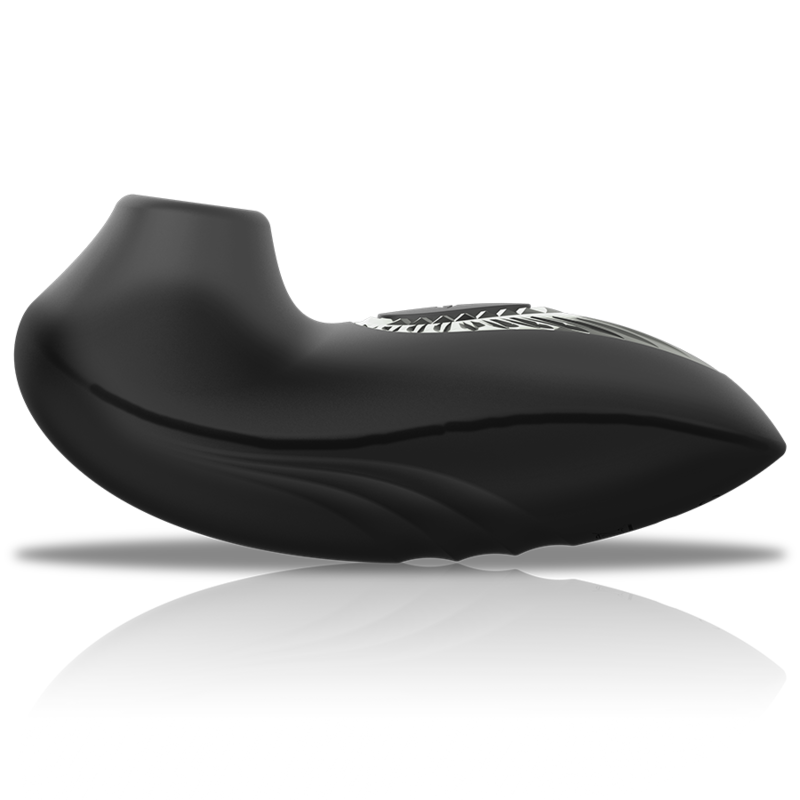 Black&Silver Drake Deluxe Sucking Vibe Rechargeable Silicone Black | Niks.fi verkkokauppa