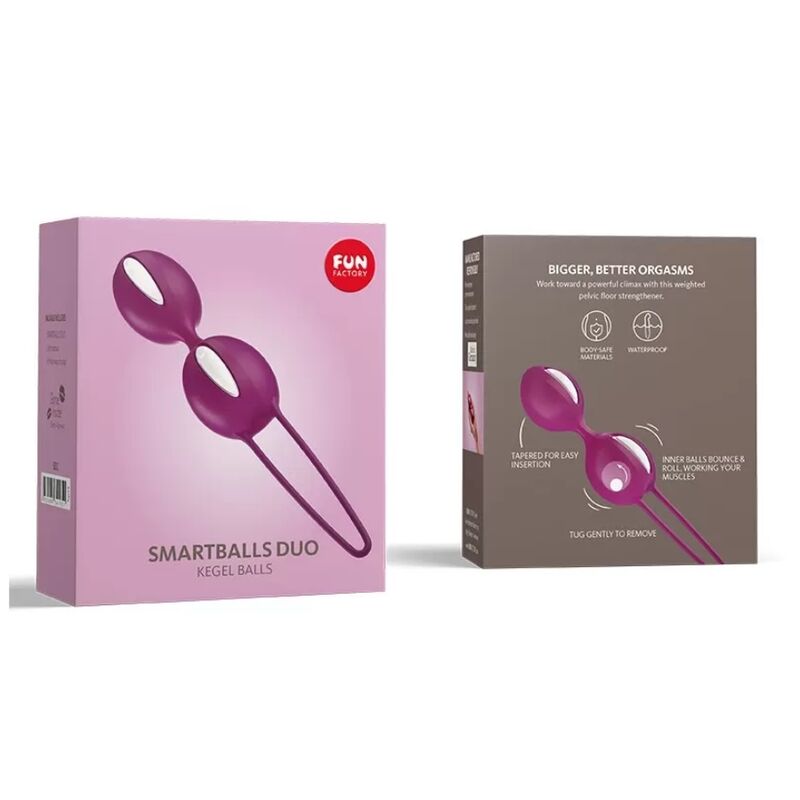 Fun Factory Smartballs Duo White/Grape | Niks.fi verkkokauppa