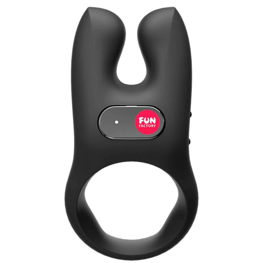 Fun Factory Nos Vibrating Cock Ring Black | Niks.fi verkkokauppa