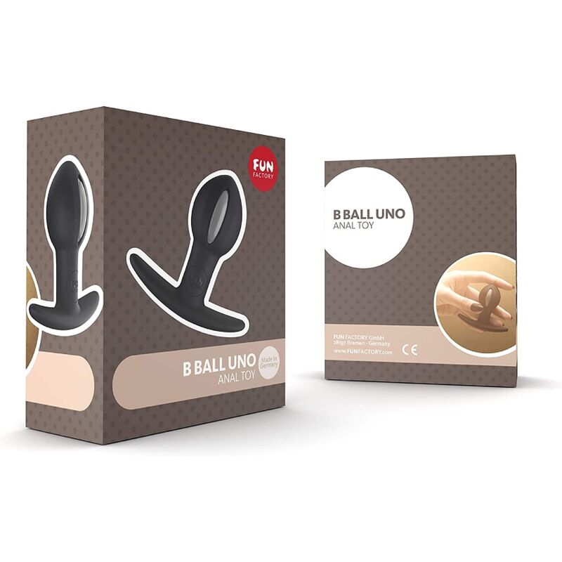 Fun Factory B Ball Uno Grey/Black | Niks.fi verkkokauppa