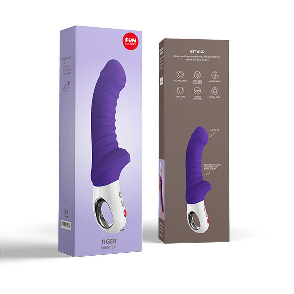Tiger G5 G-Piste Vibraattori Violetti | Niks.fi verkkokauppa