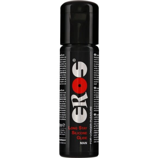 Eros Long Stay Silicone Glide Man 100 Ml | Niks.fi verkkokauppa