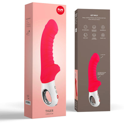 Fun Factory Tiger G5 Vibrator India Red | Niks.fi verkkokauppa