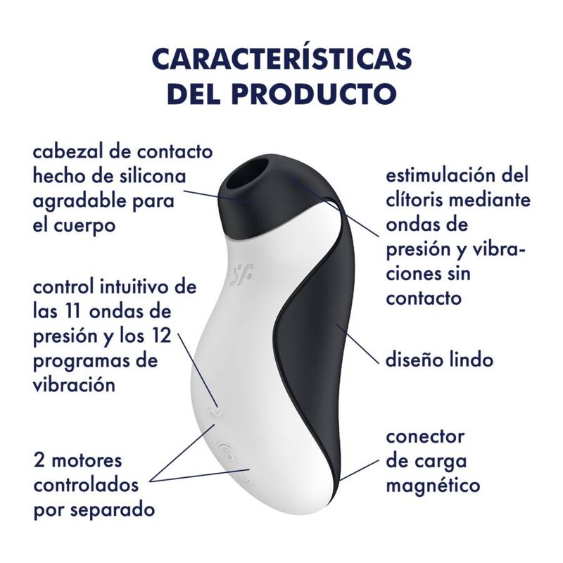 Satisfyer Orca Air Pulse - Stimulaatio + Vibraatio | Niks.fi verkkokauppa