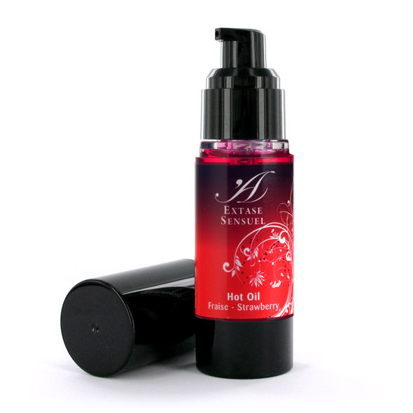Extase Sensual Strawberry Heat Stimulating Oil 30 Ml | Niks.fi verkkokauppa