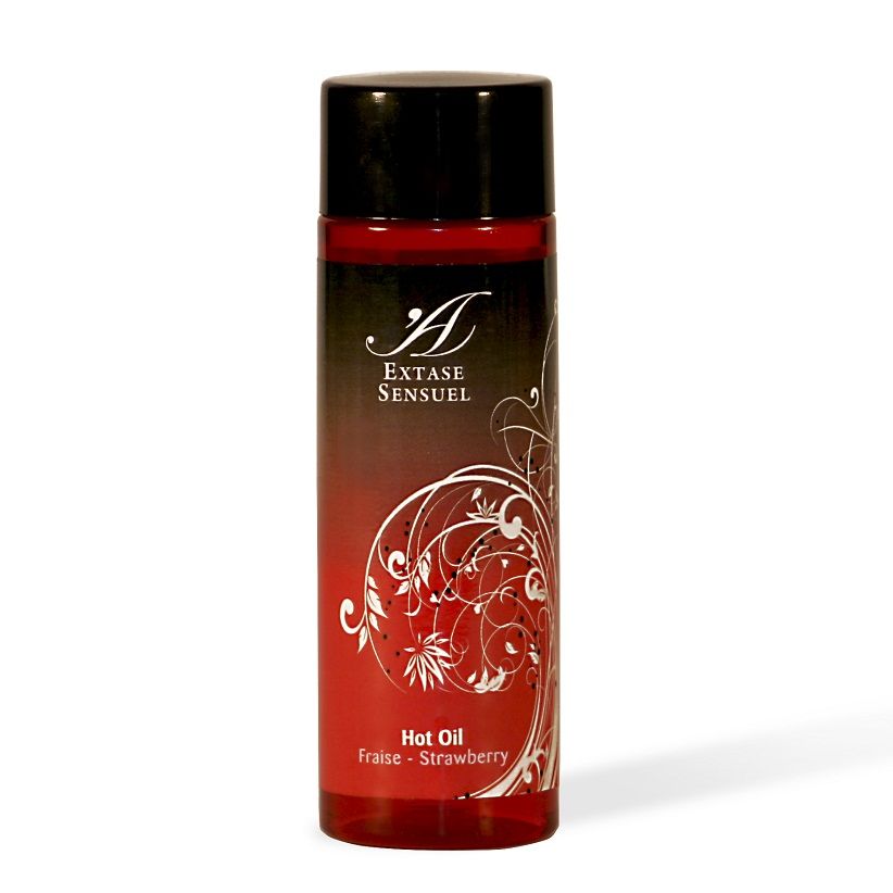 Extase Sensual Strawberry Heat Stimulating Oil 100 Ml | Niks.fi verkkokauppa