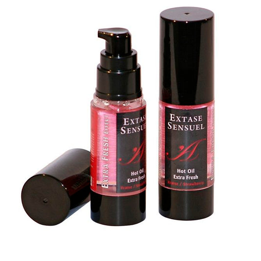 Extase Sensual Massage Oil With Extra Fresh Strawberry Effect 30 Ml | Niks.fi verkkokauppa