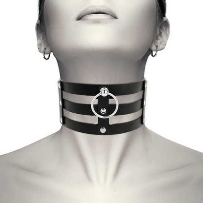 Coquette Chic Desire Fetish Style Vegan Leather Choker | Niks.fi verkkokauppa