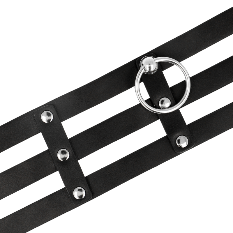 Coquette Chic Desire Fetish Style Vegan Leather Choker | Niks.fi verkkokauppa