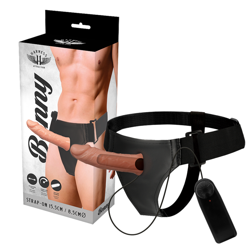 Harness Attraction Rnes Hollow Benny With Vibrator 15 Cm -O 4.5 Cm | Niks.fi verkkokauppa