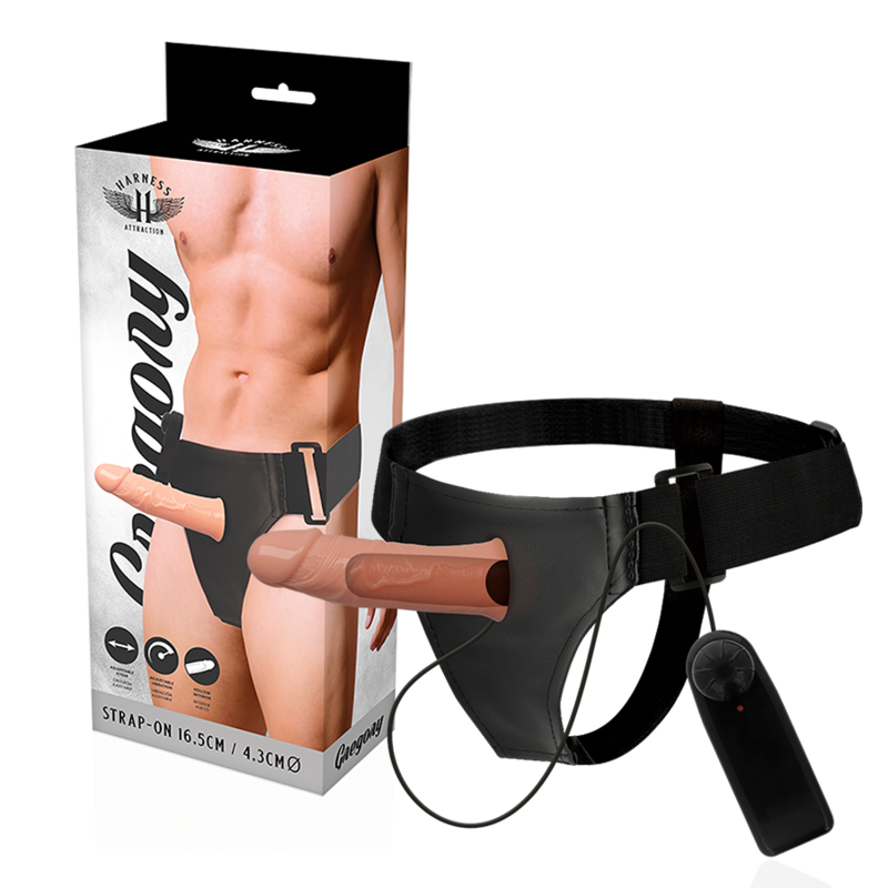 Harness Attraction Gregory Hollow Rnes With Vibrator 16.5 Cm -O 4.3 Cm | Niks.fi verkkokauppa