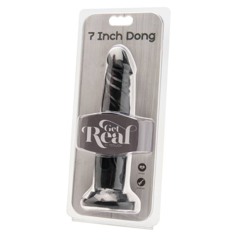 Get Real Dong 18 Cm Black | Niks.fi verkkokauppa