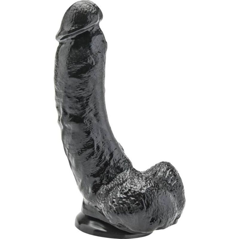 Get Real Dildo 20,5 Cm With Balls Black | Niks.fi verkkokauppa