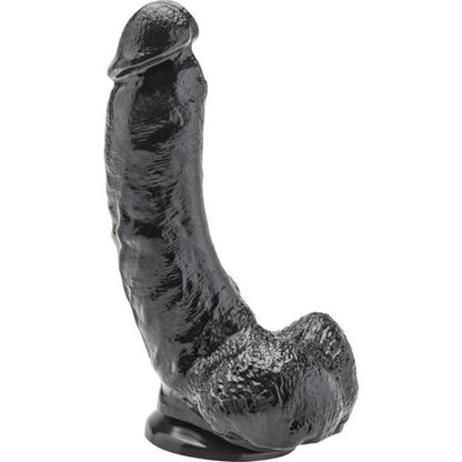 Get Real Dildo 20,5 Cm With Balls Black | Niks.fi verkkokauppa