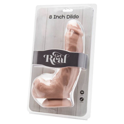 Get Real Dildo 20,5 Cm With Balls Skin | Niks.fi verkkokauppa
