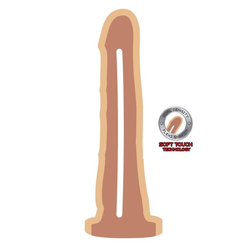 Get Real Dual Density Dong 19 Cm Skin | Niks.fi verkkokauppa