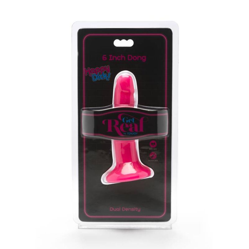 Get Real Happy Dicks Dong 12 Cm Pink | Niks.fi verkkokauppa