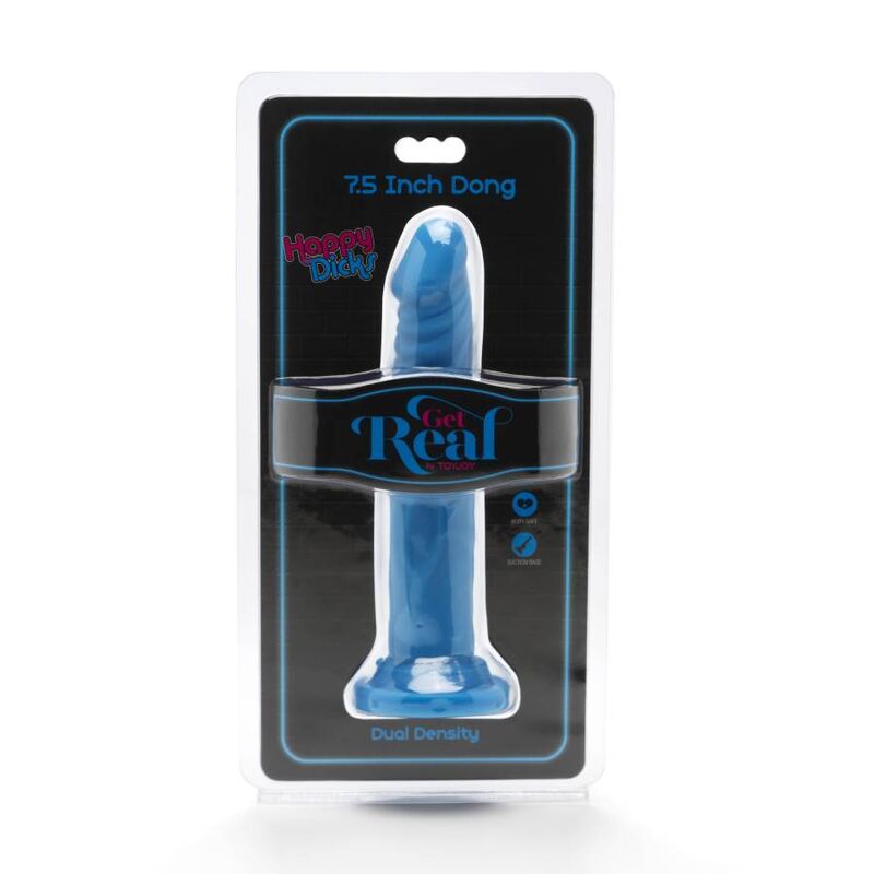 Get Real Happy Dicks Dong 19 Cm Blue | Niks.fi verkkokauppa