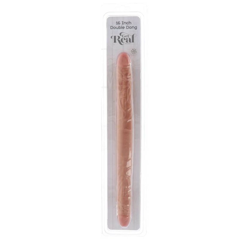 Get Real Double Dong 40 Cm Skin | Niks.fi verkkokauppa