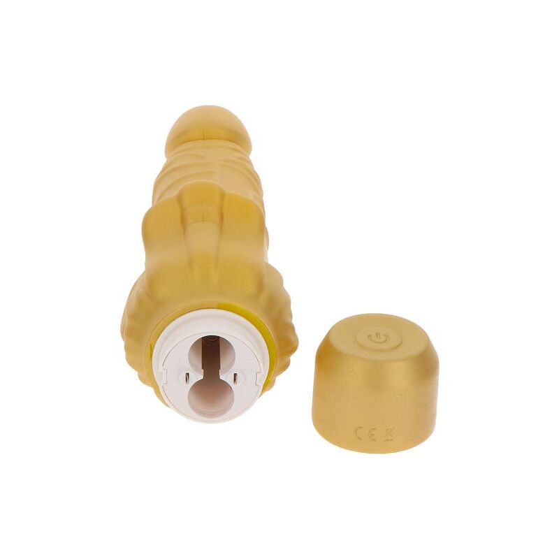 Get Real Gold Dicker Stim Vibrator Gold | Niks.fi verkkokauppa