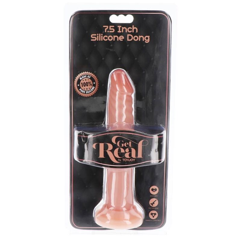 Get Real Silicone Dong 19 Cm Skin | Niks.fi verkkokauppa