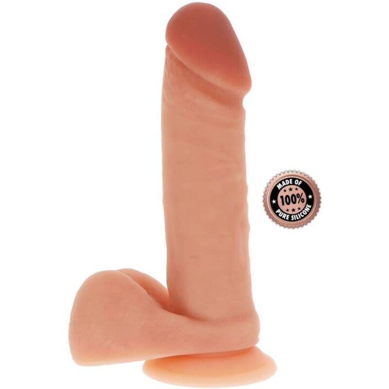 Get Real Silicone Dildo 20,5 Cm W Balls Skin | Niks.fi verkkokauppa