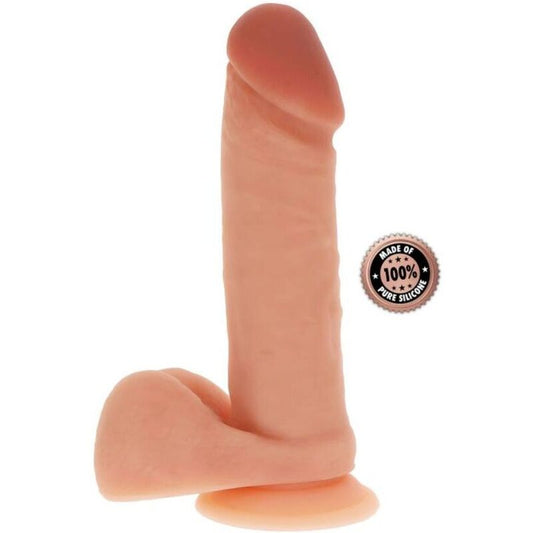 Get Real Silicone Dildo 20,5 Cm W Balls Skin | Niks.fi verkkokauppa