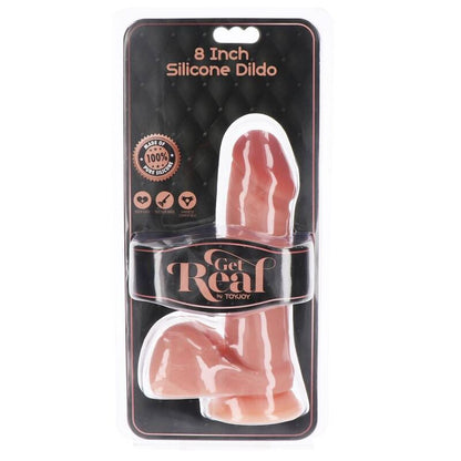 Get Real Silicone Dildo 20,5 Cm W Balls Skin | Niks.fi verkkokauppa