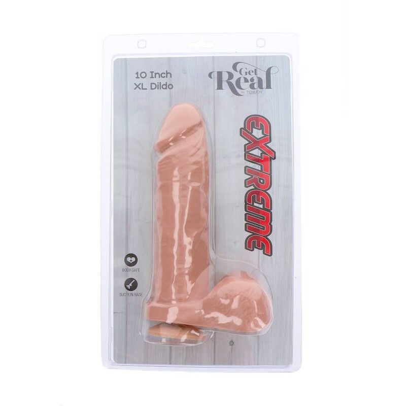 Get Real Extreme Xl Dildo 25,5 Cm Skin | Niks.fi verkkokauppa