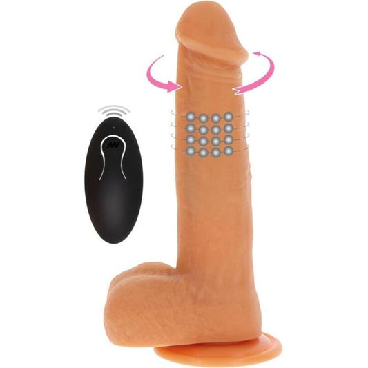 Get Real Rotating Beads Vibrating Dildo Skin | Niks.fi verkkokauppa