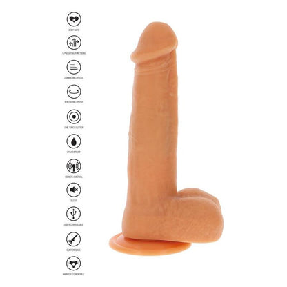 Get Real Rotating Beads Vibrating Dildo Skin | Niks.fi verkkokauppa