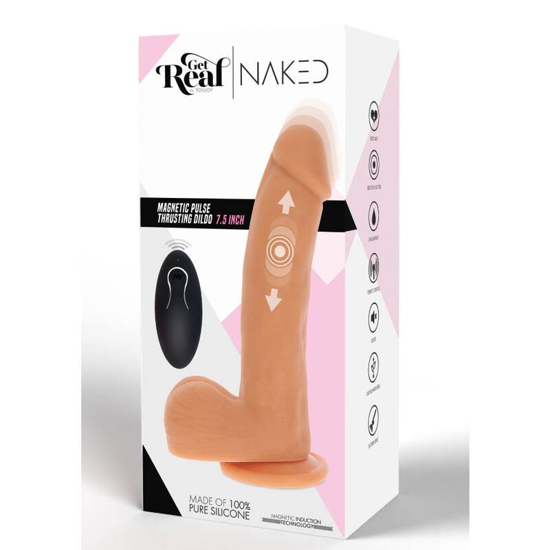 Get Real Magnetic Pulse Trusting Dildo Skin | Niks.fi verkkokauppa