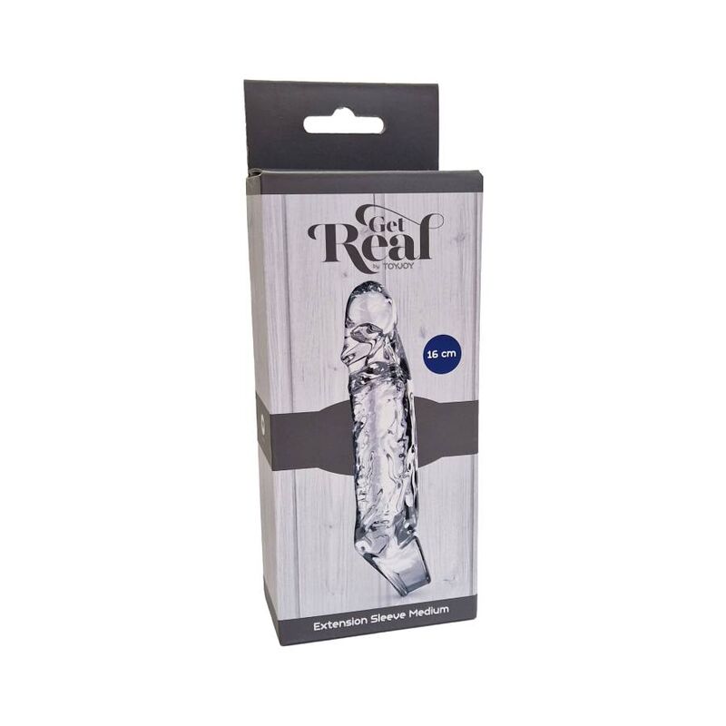 Get Real Extension Sleeve Medium Transparent | Niks.fi verkkokauppa
