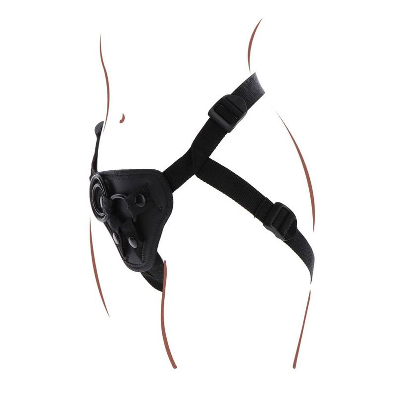 Get Real Strap-On Harness Black | Niks.fi verkkokauppa