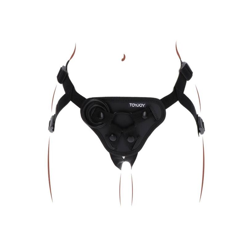 Get Real Strap-On Harness Black | Niks.fi verkkokauppa