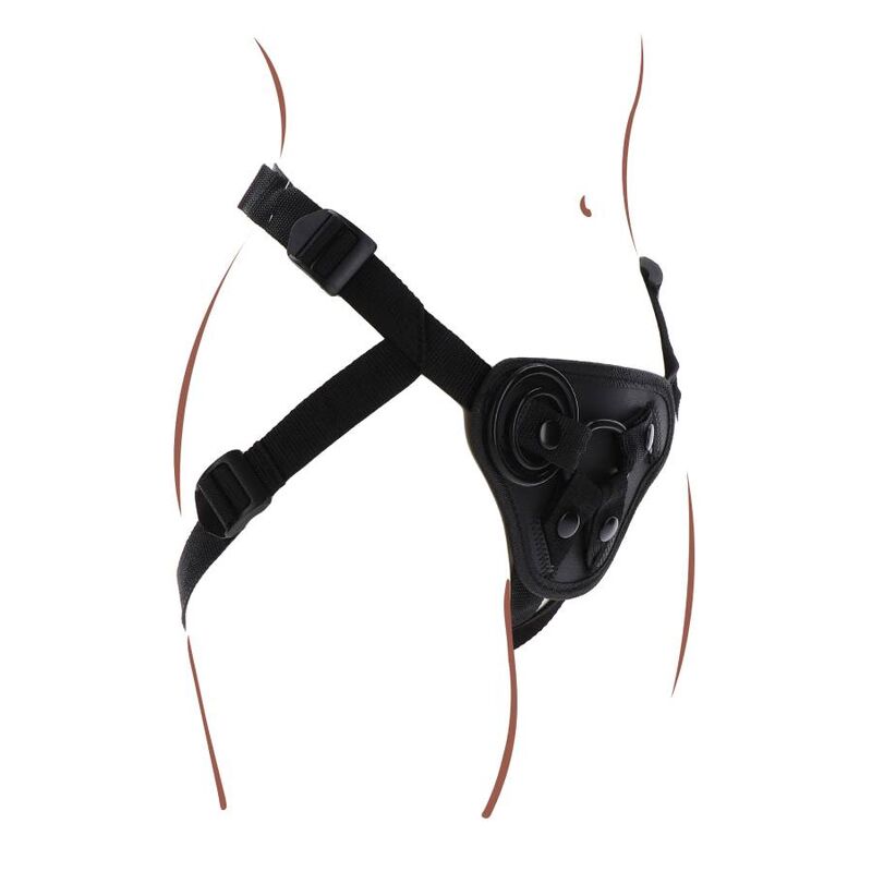 Get Real Strap-On Harness Black | Niks.fi verkkokauppa