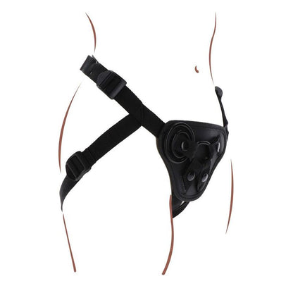 Get Real Strap-On Harness Black | Niks.fi verkkokauppa