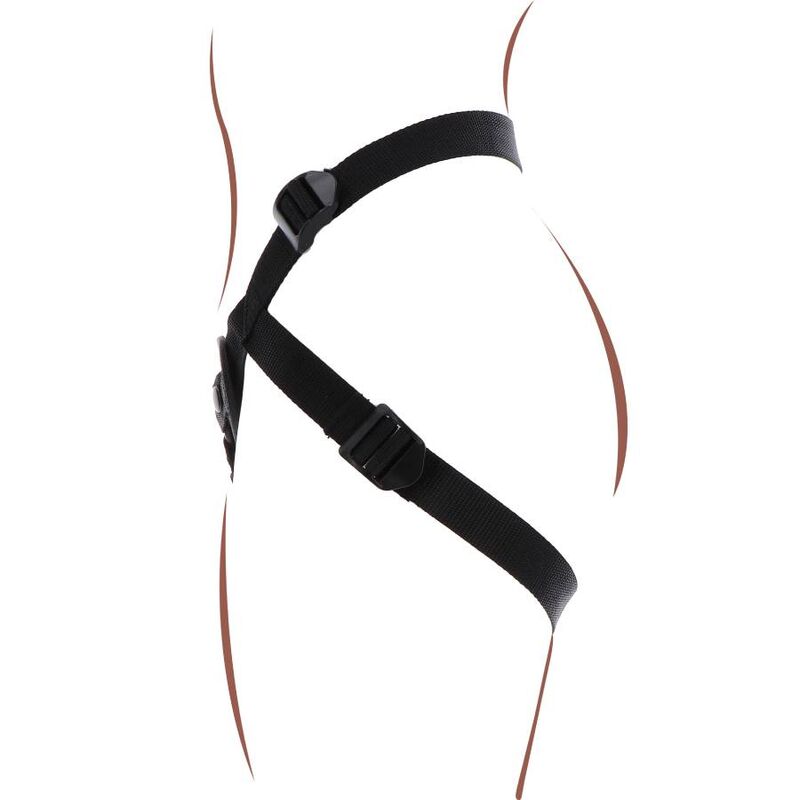 Get Real Strap-On Lace Harness Purple | Niks.fi verkkokauppa