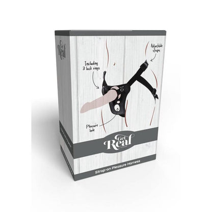 Get Real Strap-On Pleasure Harness Black | Niks.fi verkkokauppa
