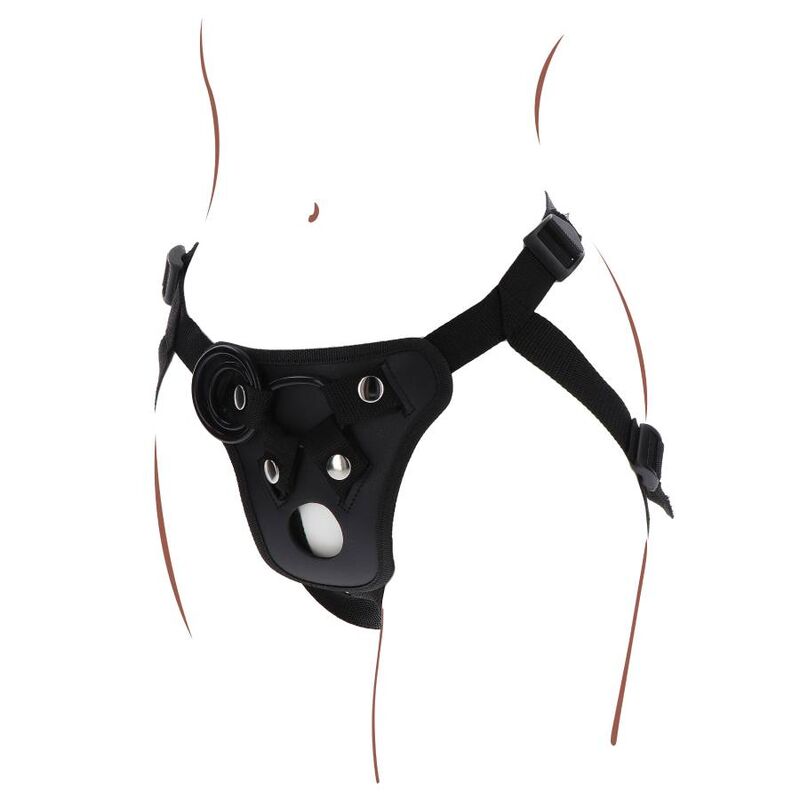 Get Real Strap-On Pleasure Harness Black | Niks.fi verkkokauppa