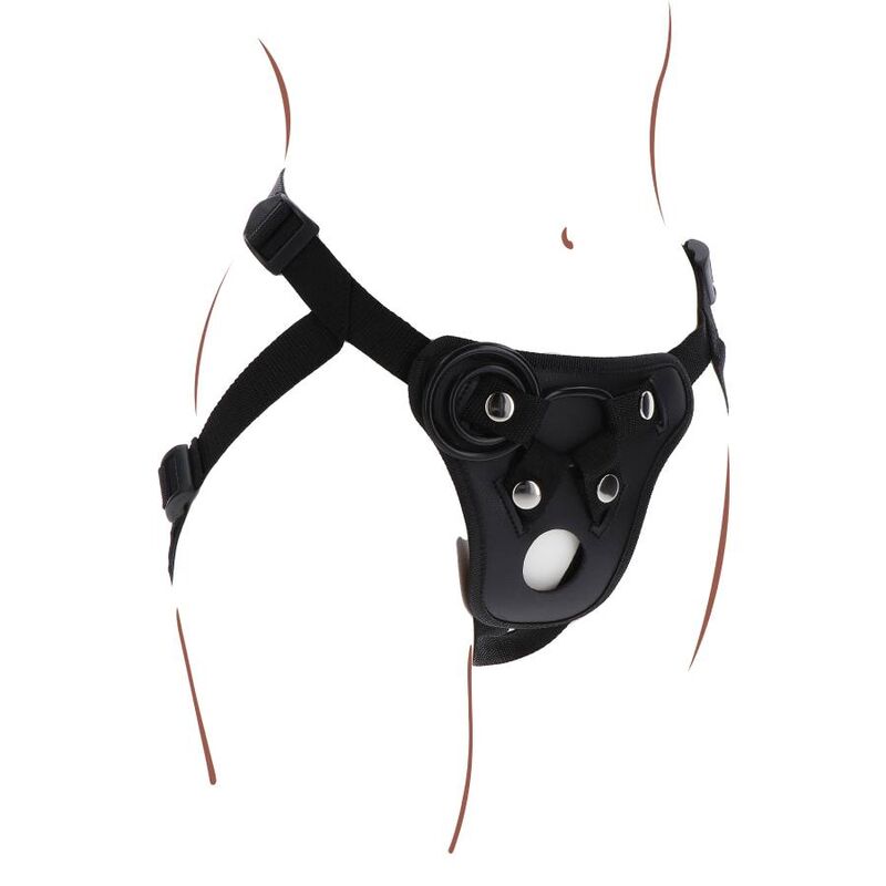 Get Real Strap-On Pleasure Harness Black | Niks.fi verkkokauppa