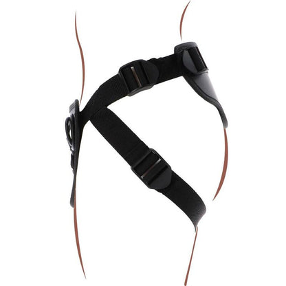 Get Real Strap-On Deluxe Harness Black | Niks.fi verkkokauppa