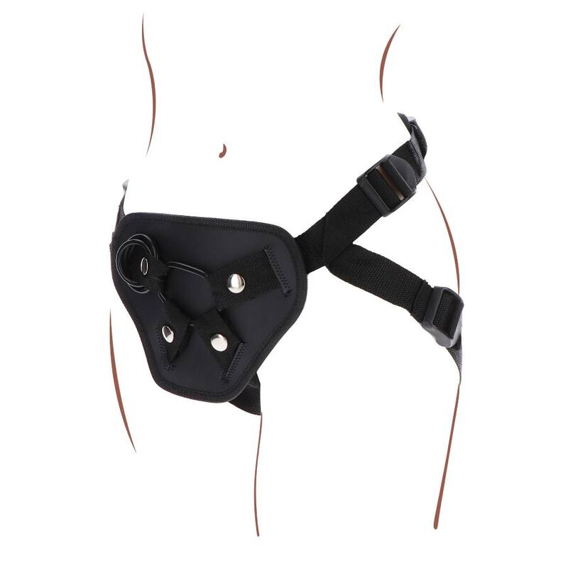 Get Real Strap-On Deluxe Harness Black | Niks.fi verkkokauppa