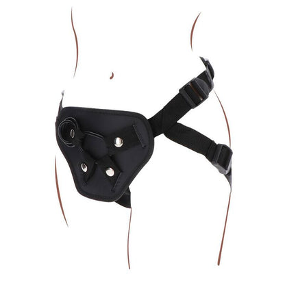 Get Real Strap-On Deluxe Harness Black | Niks.fi verkkokauppa
