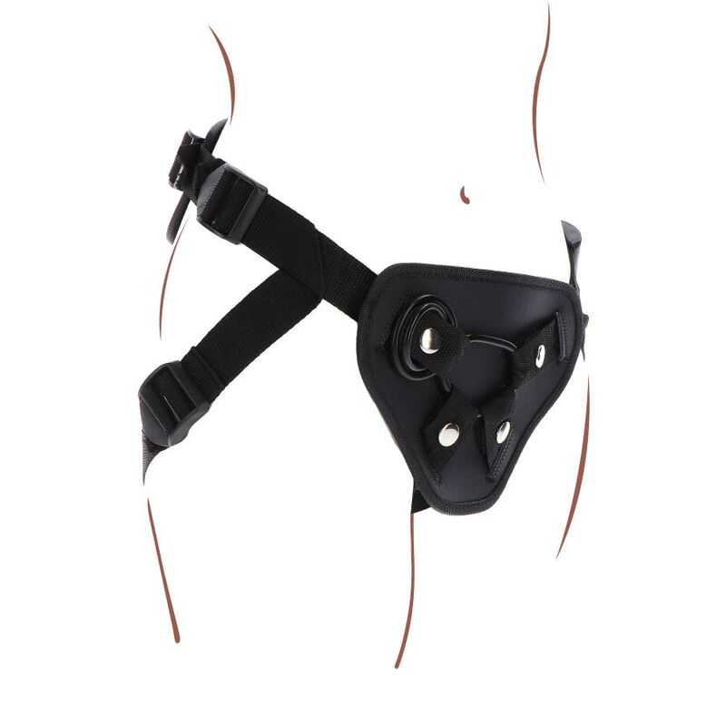 Get Real Strap-On Deluxe Harness Black | Niks.fi verkkokauppa