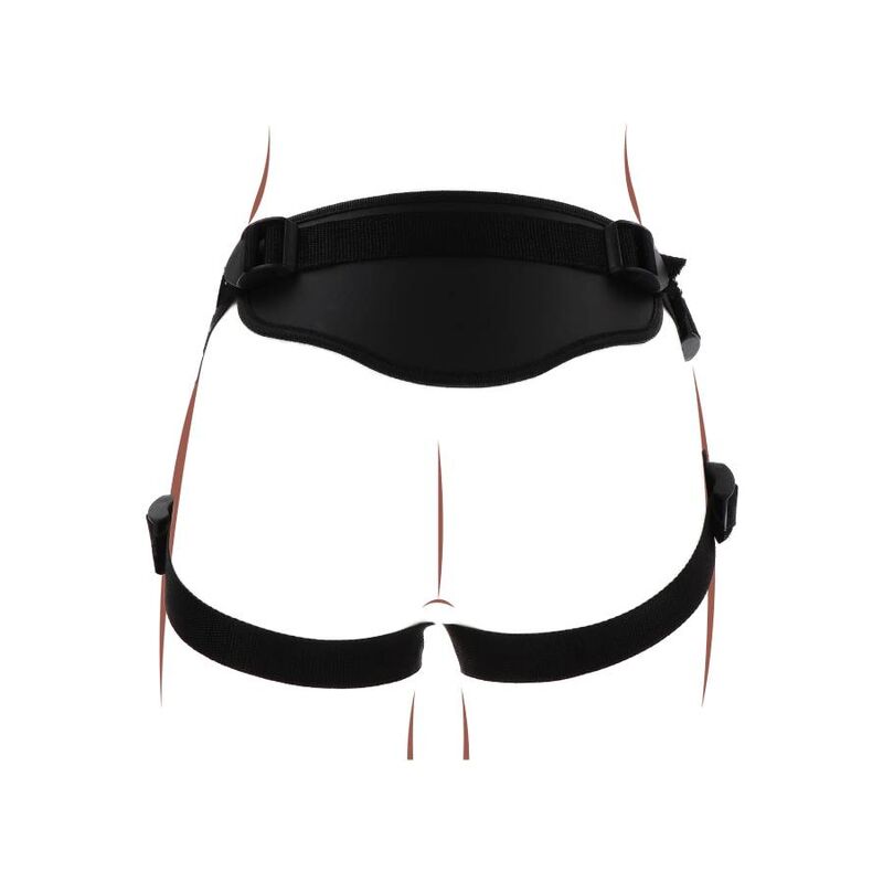 Get Real Strap-On Deluxe Harness Black | Niks.fi verkkokauppa