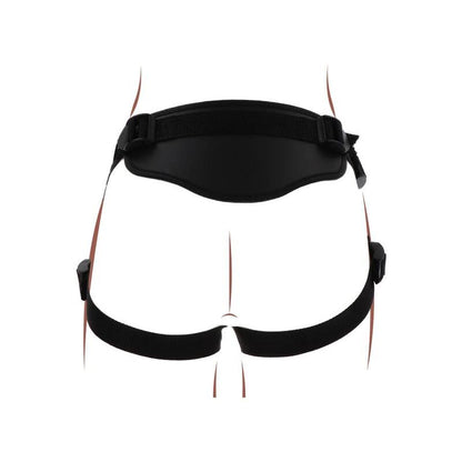 Get Real Strap-On Deluxe Harness Black | Niks.fi verkkokauppa