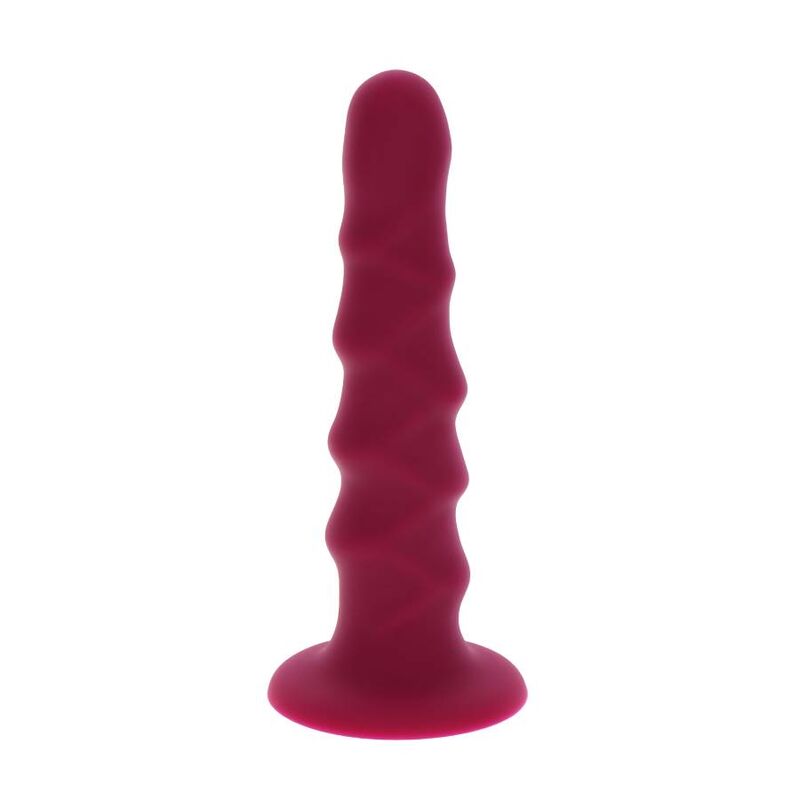 Get Real Ribbed Dong 12 Cm Red | Niks.fi verkkokauppa