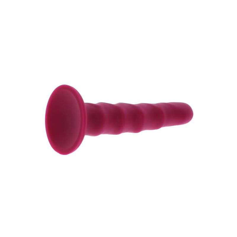 Get Real Ribbed Dong 12 Cm Red | Niks.fi verkkokauppa